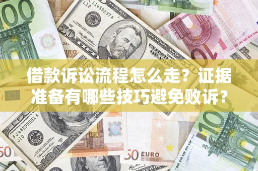 济南借款诉讼流程怎么走？证据准备有哪些技巧避免败诉？