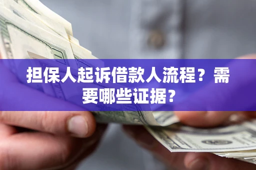 济南担保人起诉借款人流程？需要哪些证据？
