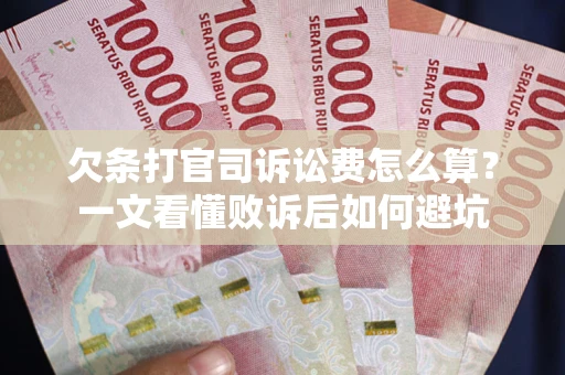 济南欠条打官司诉讼费怎么算？一文看懂败诉后如何避坑